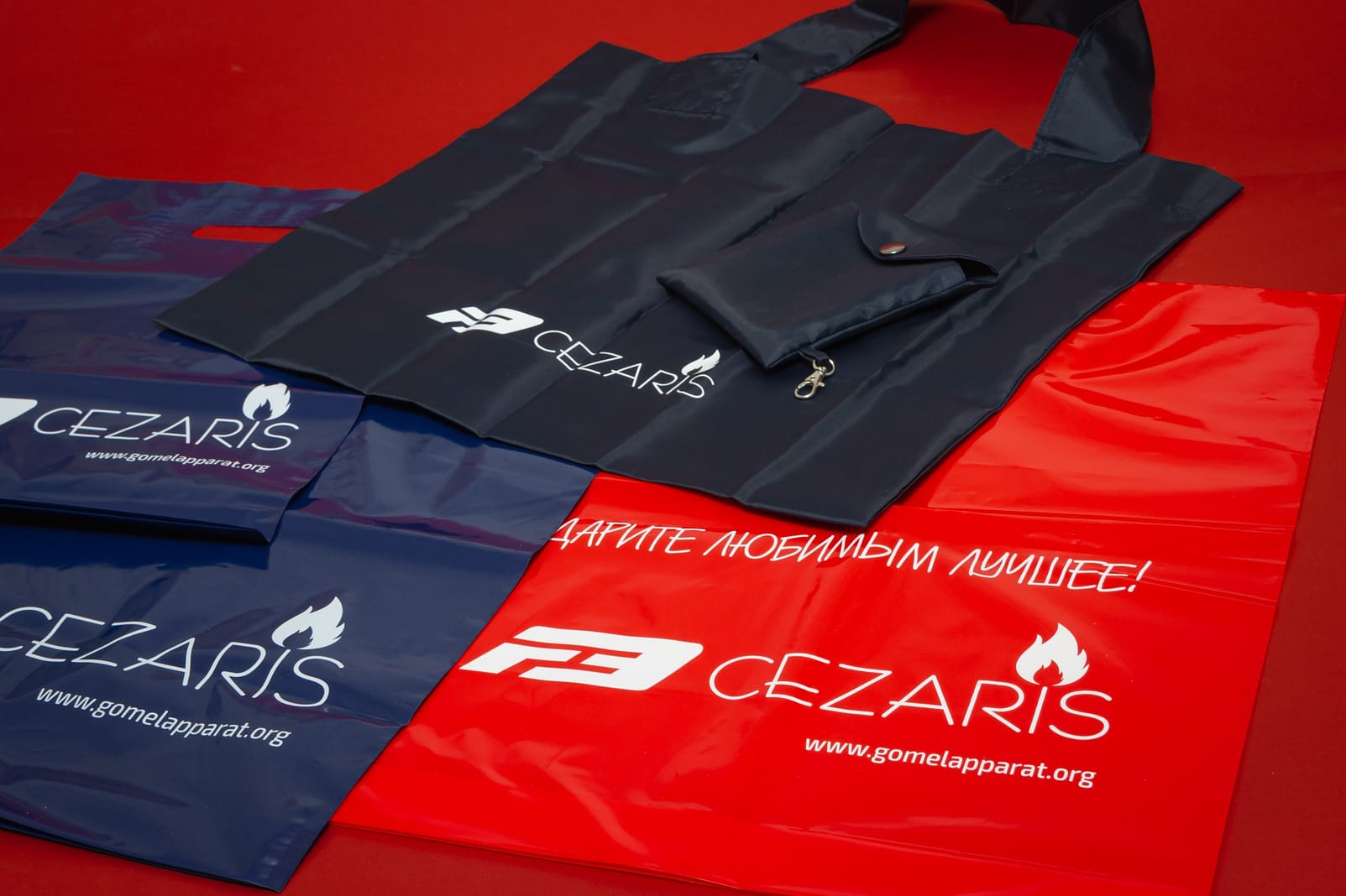 Сумка с логотипом, пакеты ПВД 2019 - Cezaris